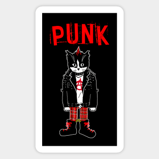 Punk Cat Sticker